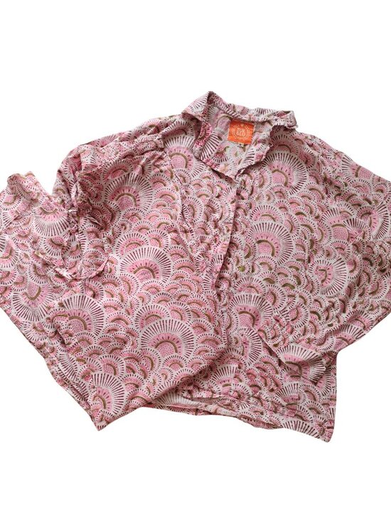 Tuk & Lu Other - Tuk & Lu Womens Pink PJs S  Lightweight Cotton Patterned Pajama Set
